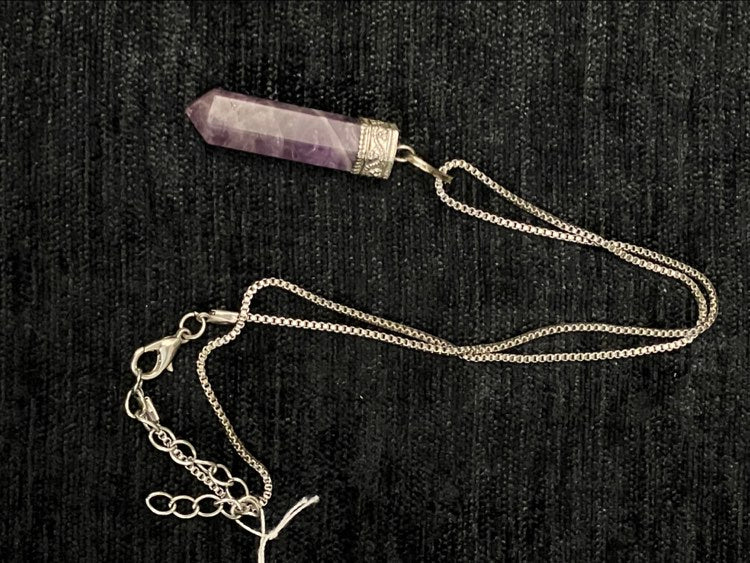 Crystal point pendants