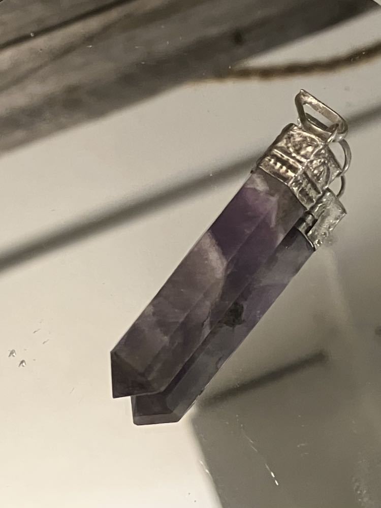 Crystal point pendants
