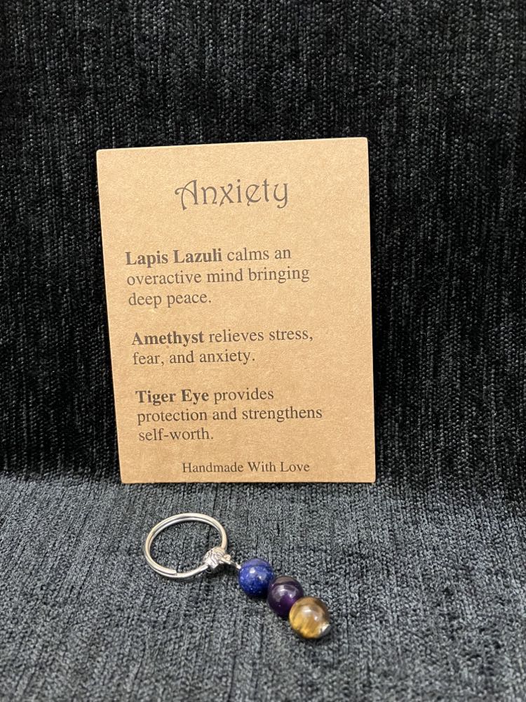 Crystal Charm Key Ring - Assorted Styles