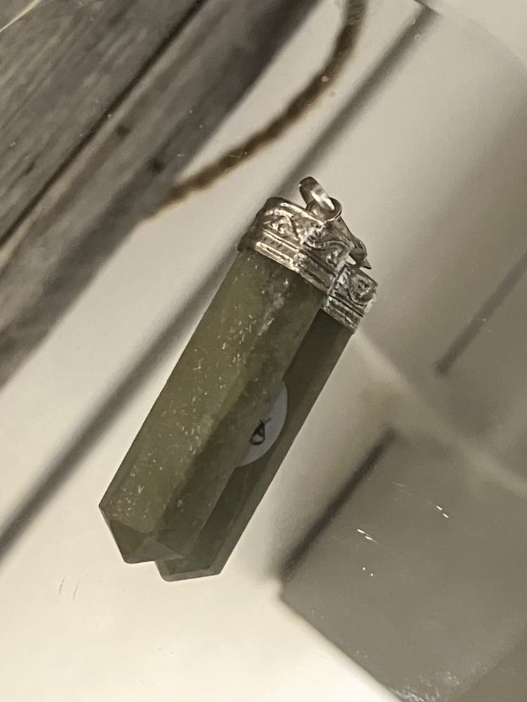 Crystal point pendants