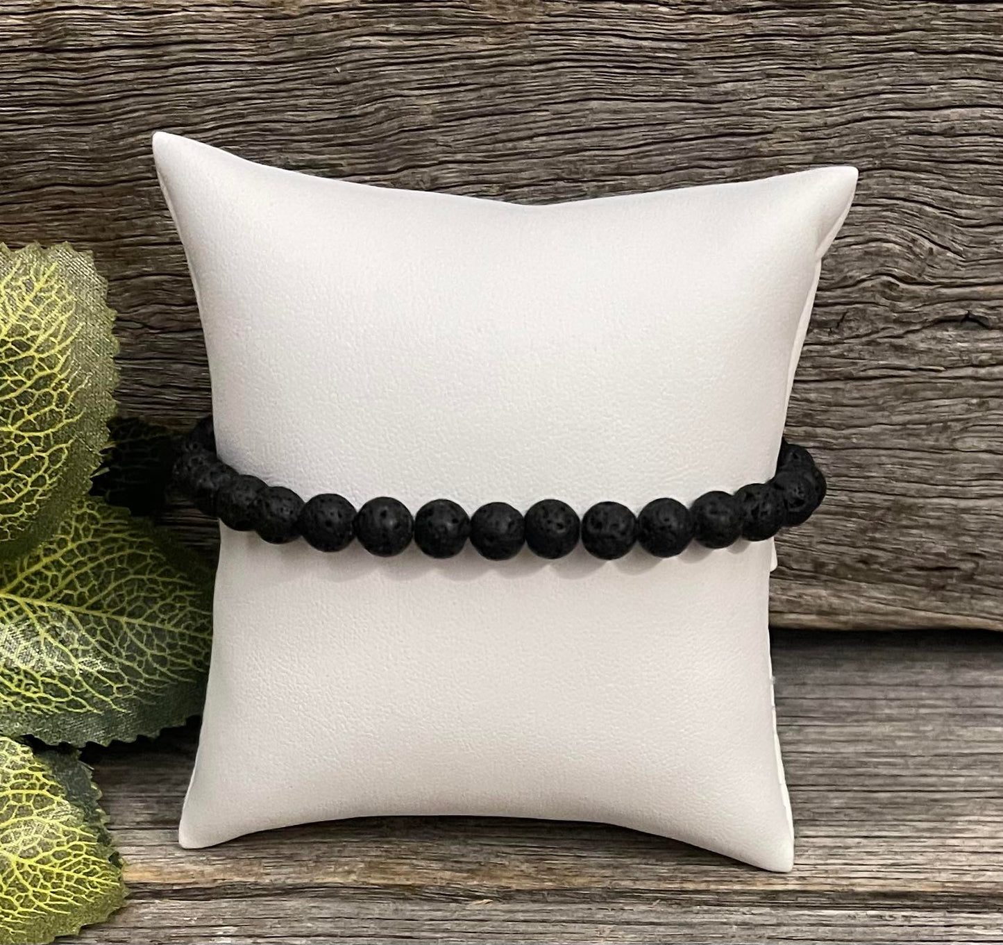 Lava Stone Bead Bracelet