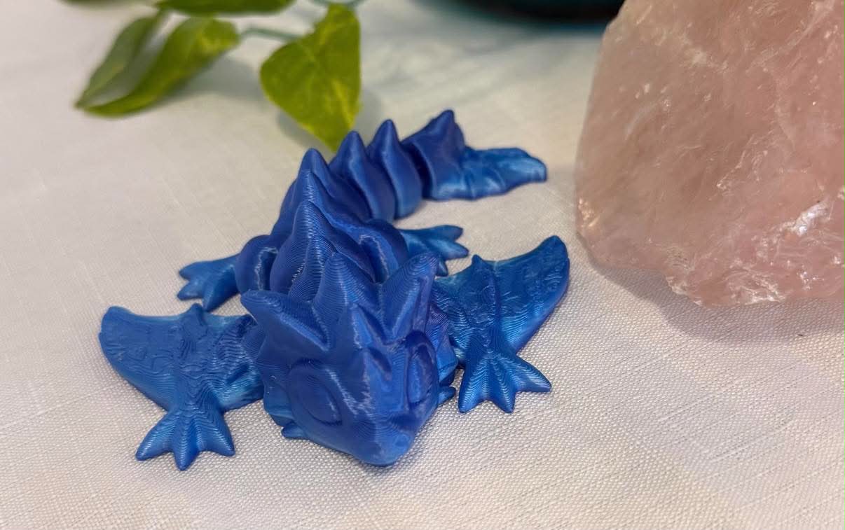 Sensory 3D Dragon - Blue