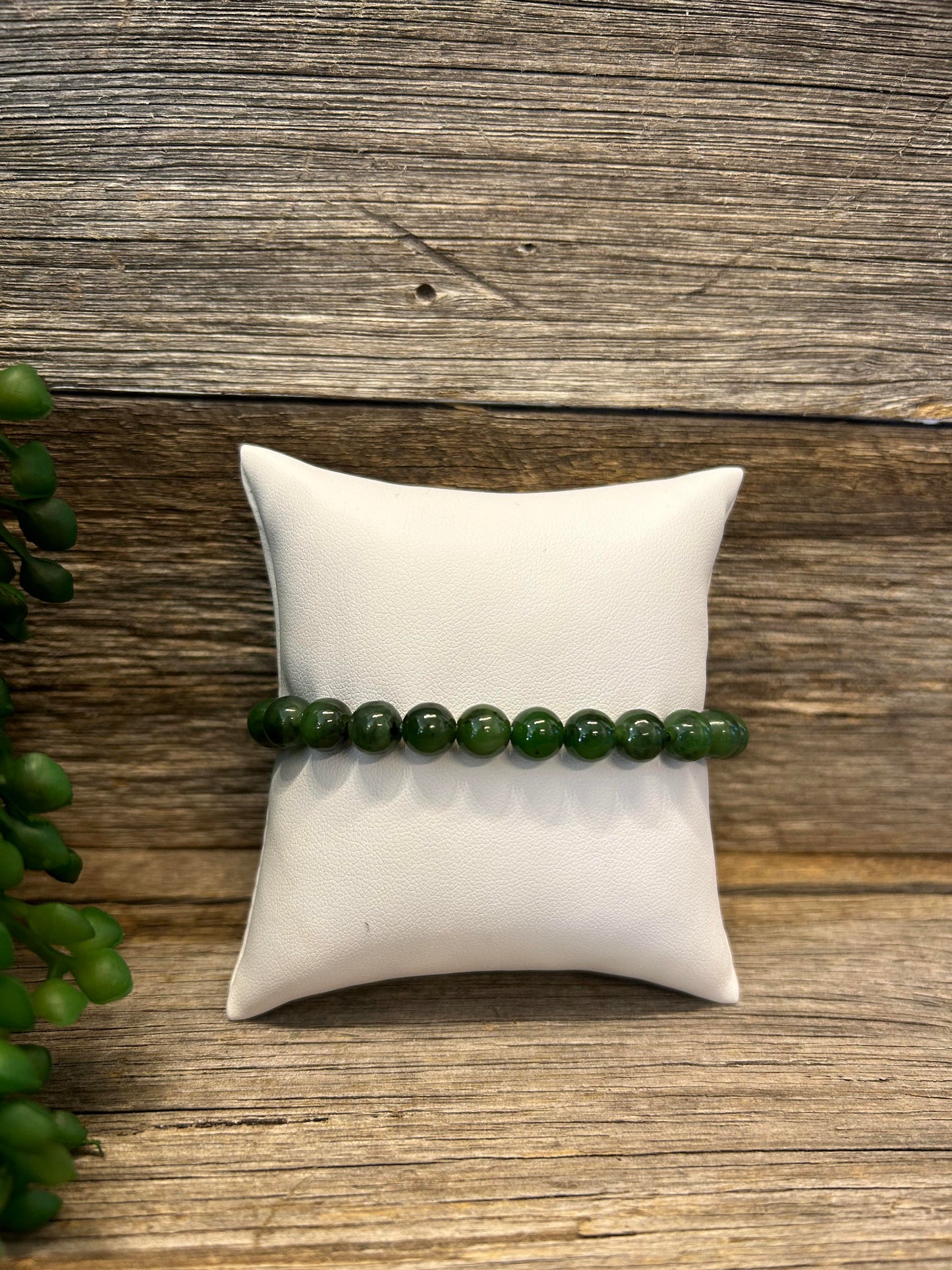 Jade Bead Bracelet