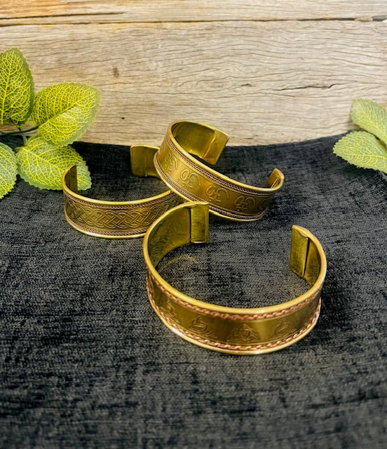 Brass bracelet