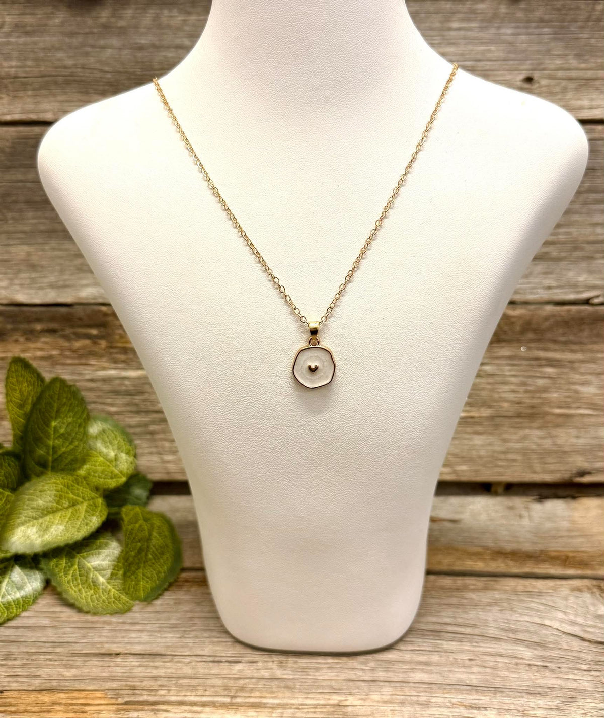 Heart Necklace - Circle