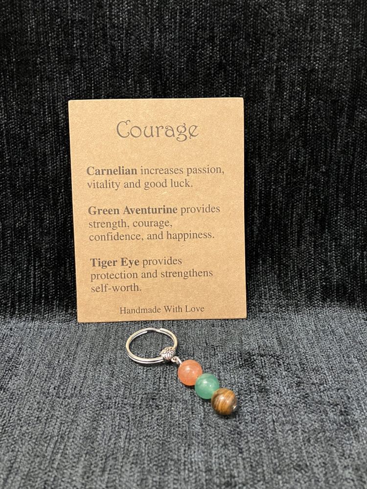 Crystal Charm Key Ring - Assorted Styles