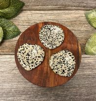 Dalmatian Jasper | Palm Stone | Stress Relief & Enhancing Focus