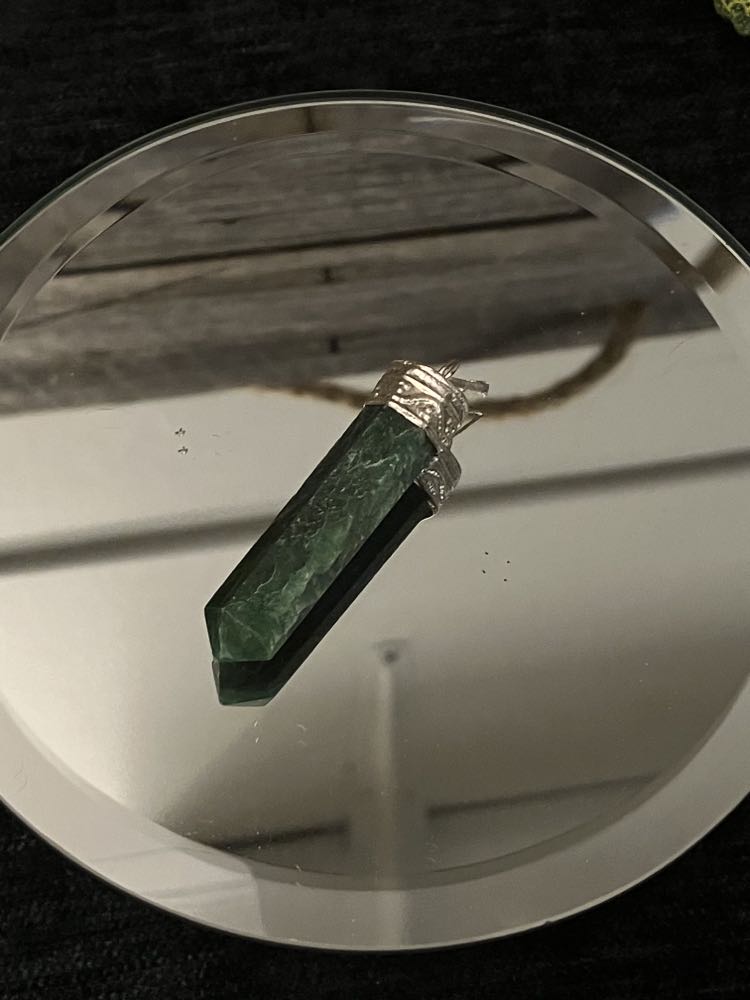 Crystal point pendants