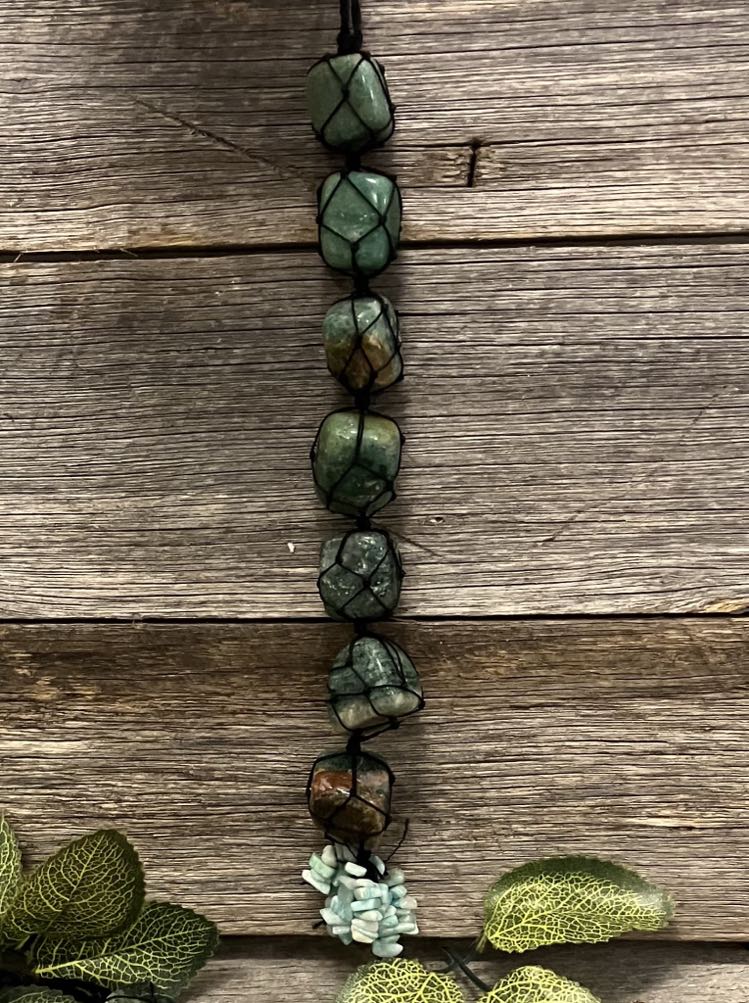 Macramé Crystal Hangers - Black