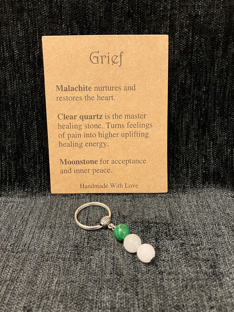 Crystal Charm Key Ring - Assorted Styles