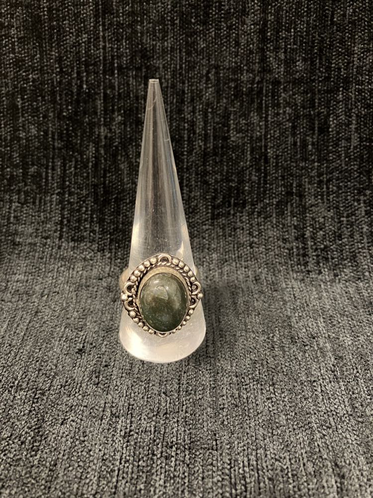 Labradorite Rings- Sterling Silver over Brass