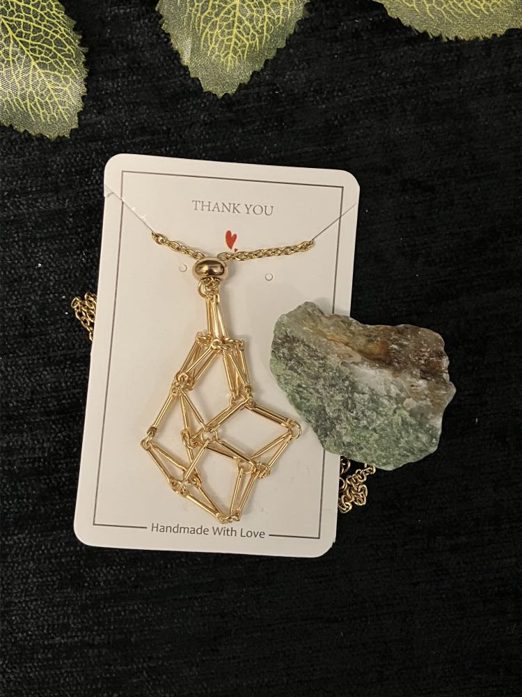 Crystal Cage Necklace