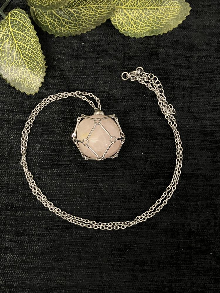 Crystal Cage Necklace