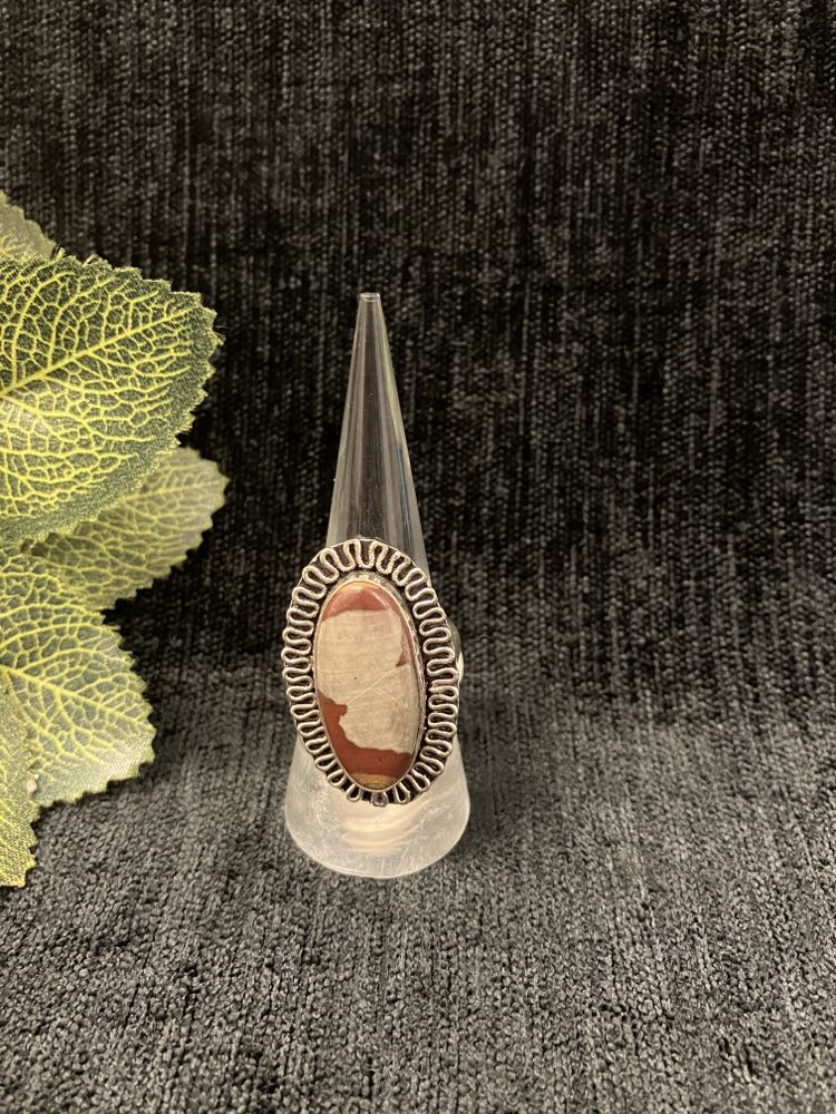 Mookite Ring - Sterling Silver over Brass