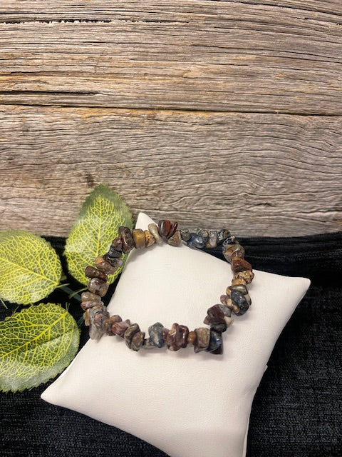 Pietersite empress stone bracelet