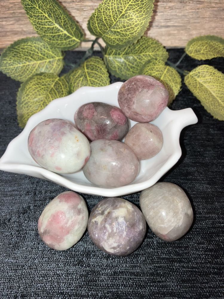 Pink Tourmaline Tumbles