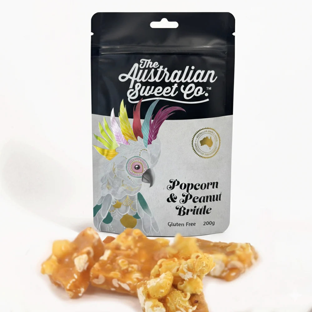 Popcorn and Peanut Brittle