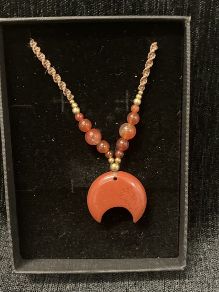 Red Jasper & Carnelian necklace Dutchies Delights #74