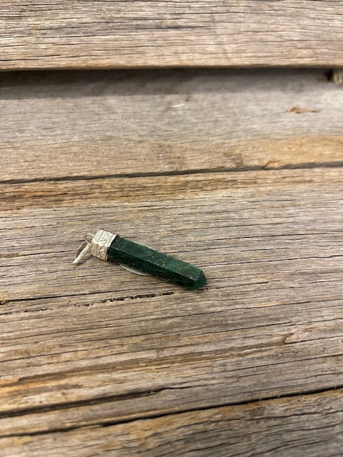 Crystal point pendants