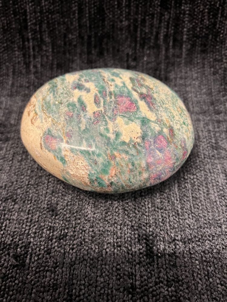 Ruby Fuchsite Palm Stone