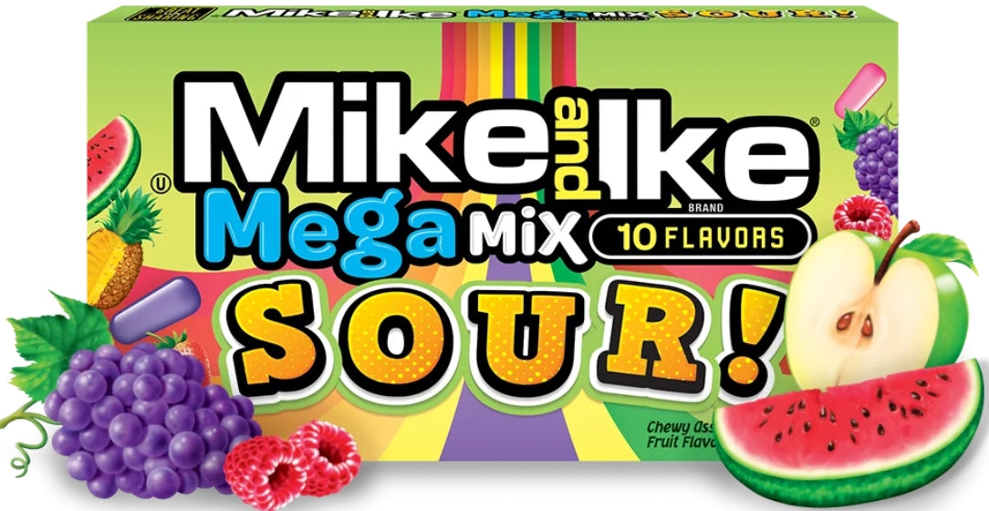 Mike & Ike Mega Mix Sour 4.25oz