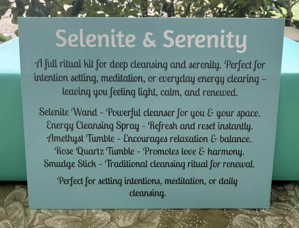 Selenite Serenity gift box