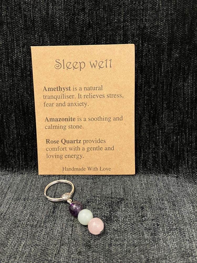 Crystal Charm Key Ring - Assorted Styles