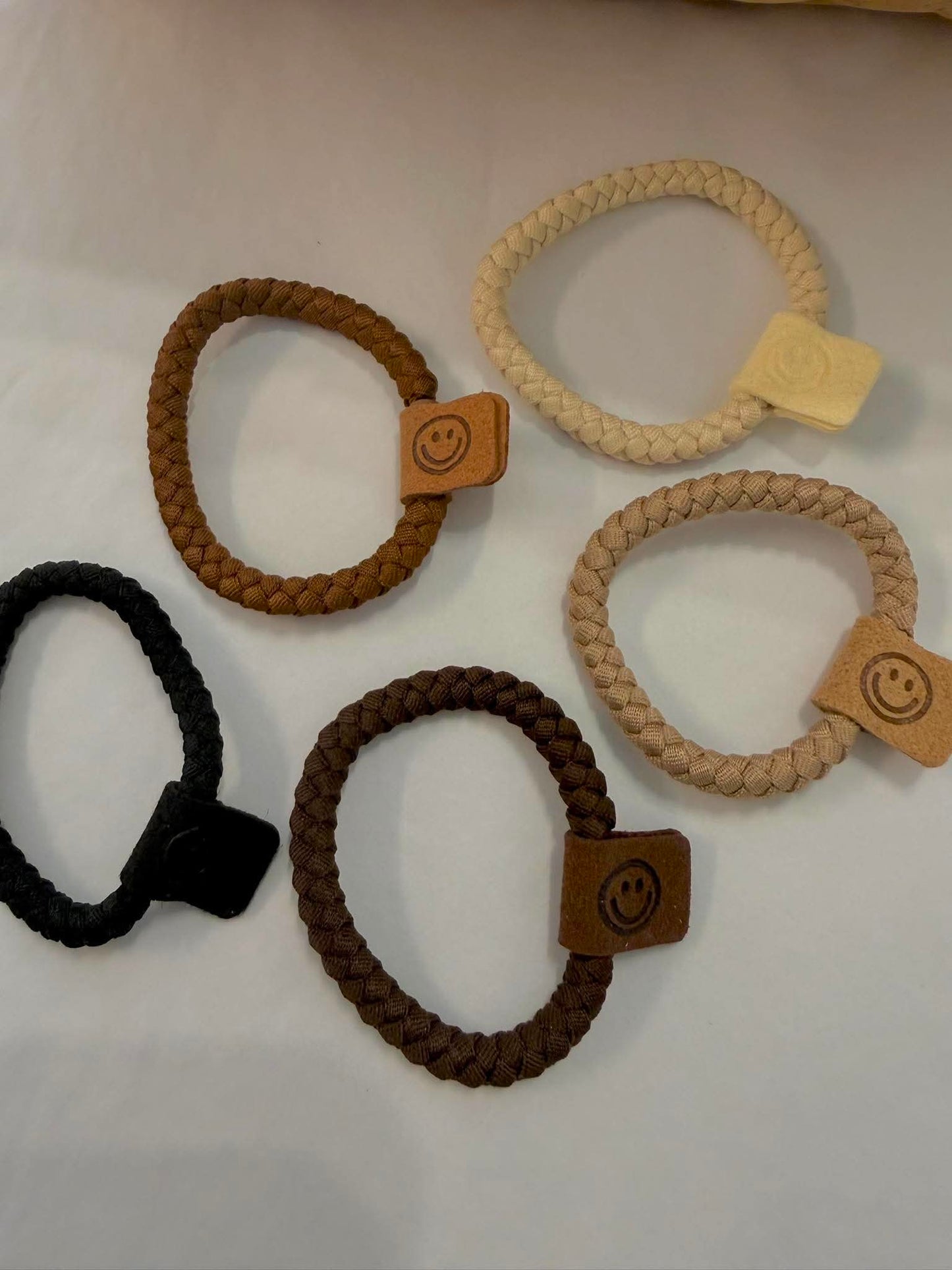 Smiley Face Hair Ties