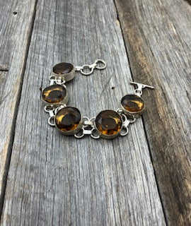 Sterling Silver Bonded Over Copper Bracelet