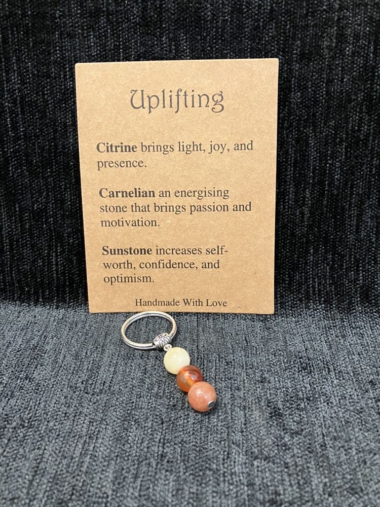 Crystal Charm Key Ring - Assorted Styles