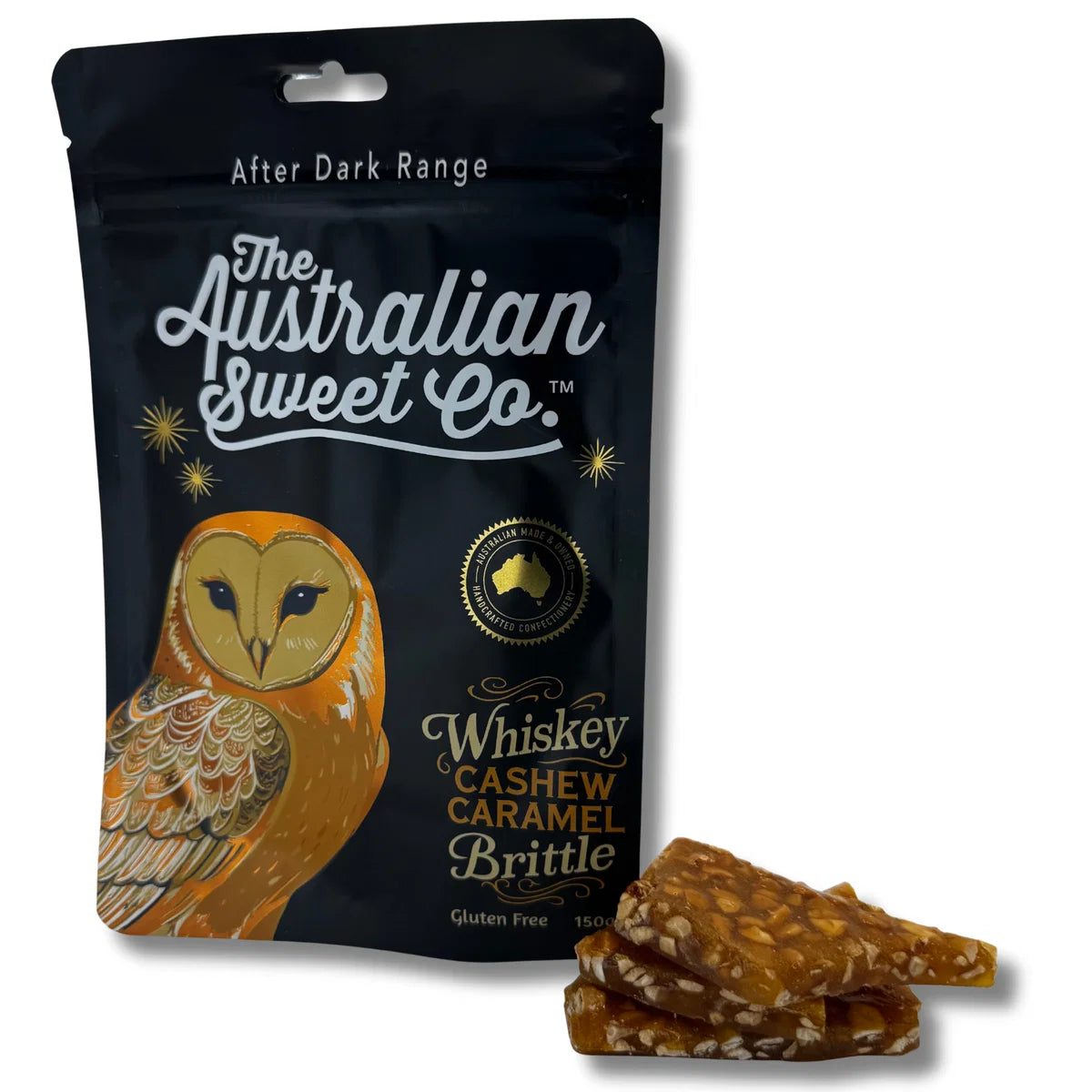 Whiskey Cashew Brittle
