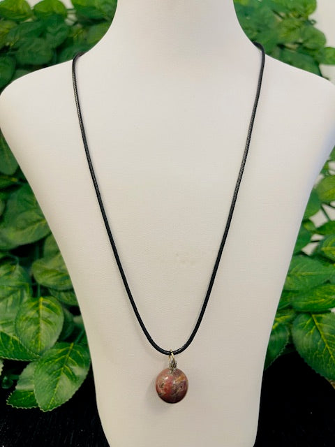 Agate Sphere necklace