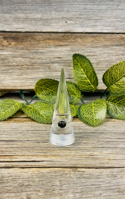 Black tourmaline ring