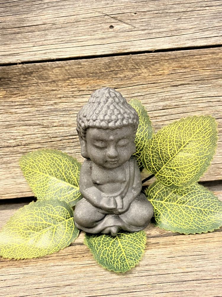 Shungite Buddha Carving