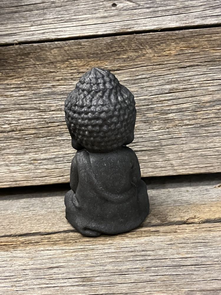 Shungite Buddha Carving