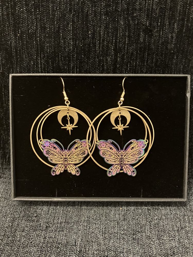 Stainless Steal Butterfly Earrings #83