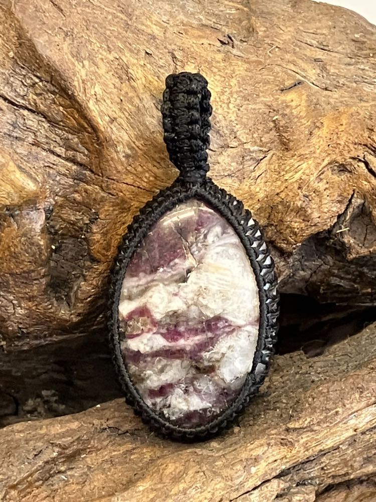 Garnet and Tourmaline pendant