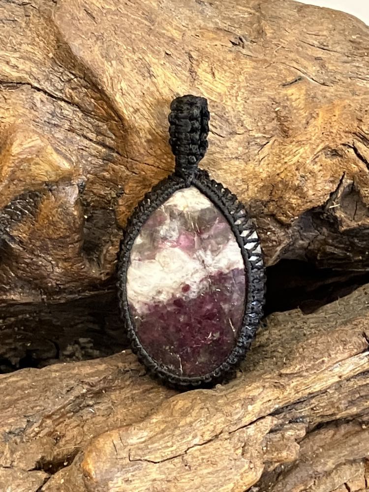 Garnet and Tourmaline pendant