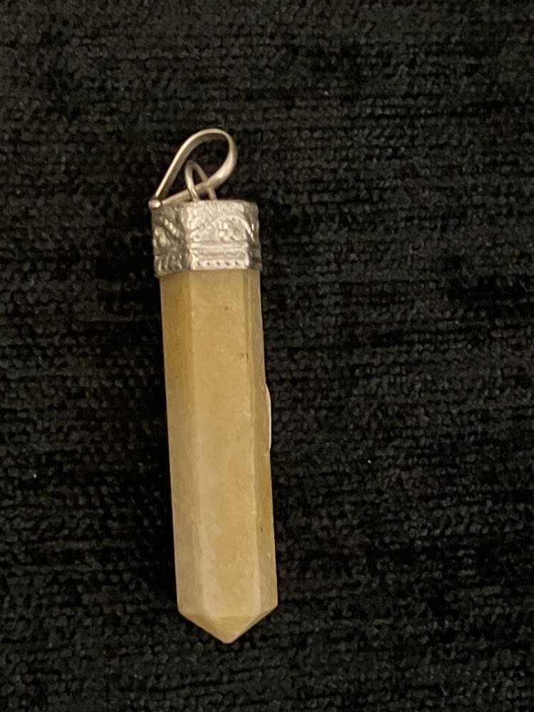 Crystal point pendants