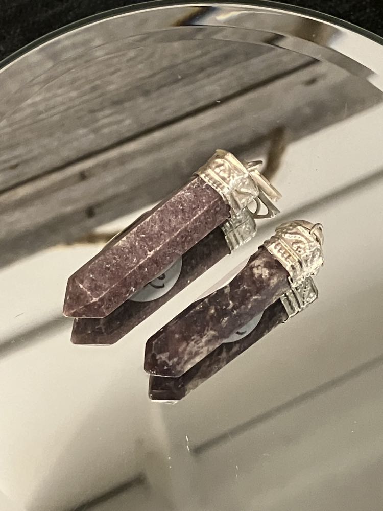 Crystal point pendants
