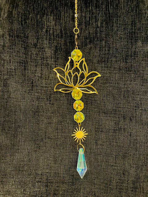 Lotus sun catcher