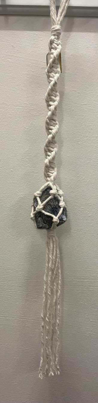 Macrame crystal Hanging