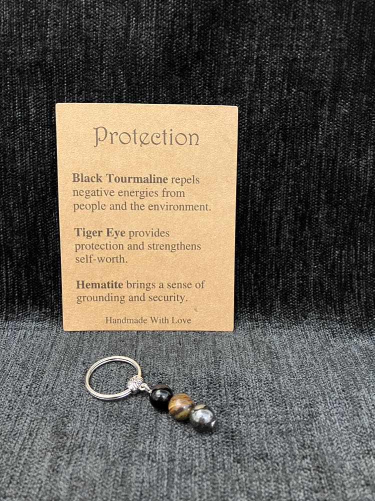 Crystal Charm Key Ring - Assorted Styles