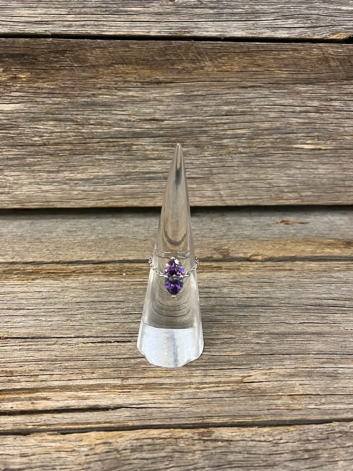 Silver Heart adjustable ring