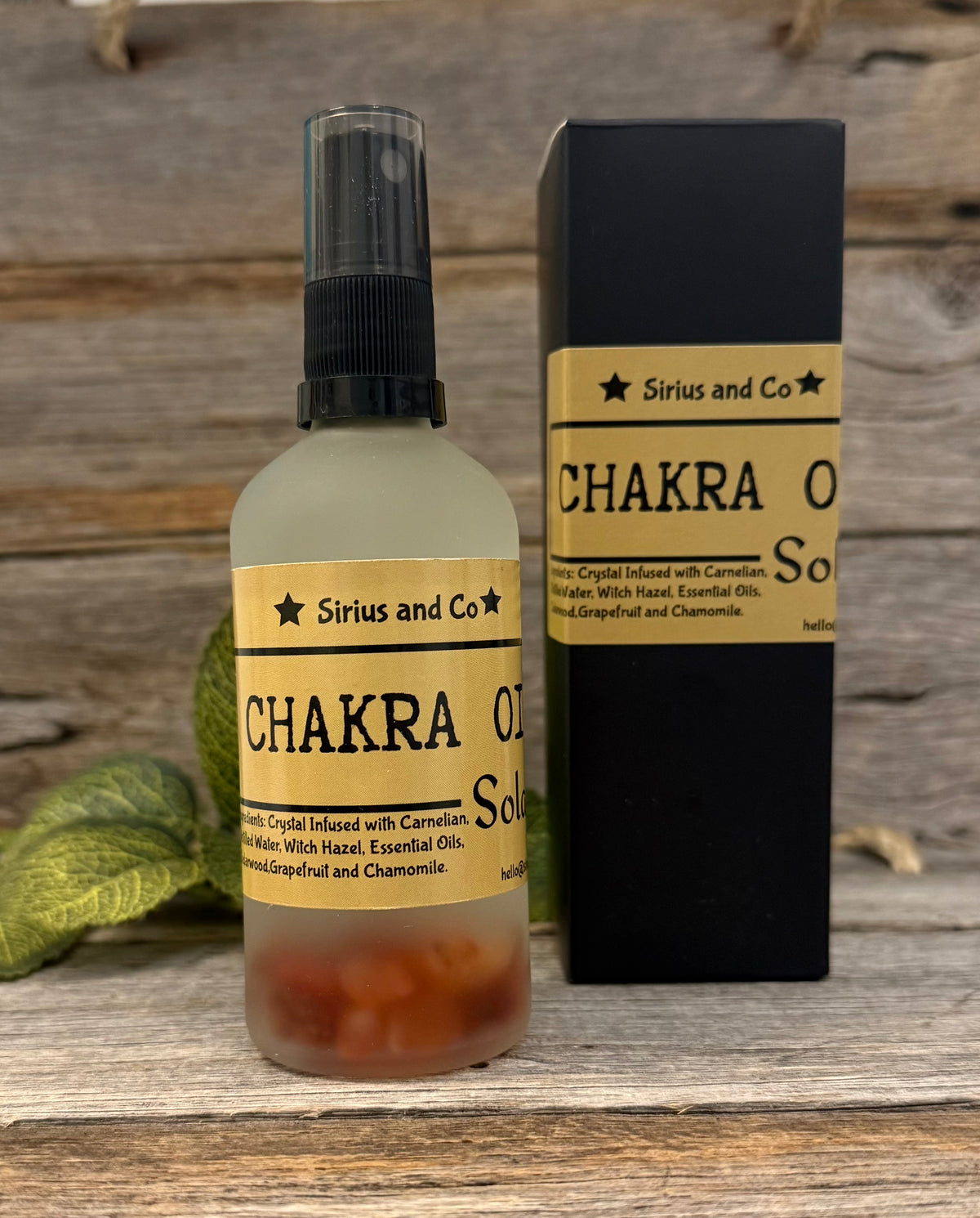 Solar Chakra Crystal Infused Room Spray