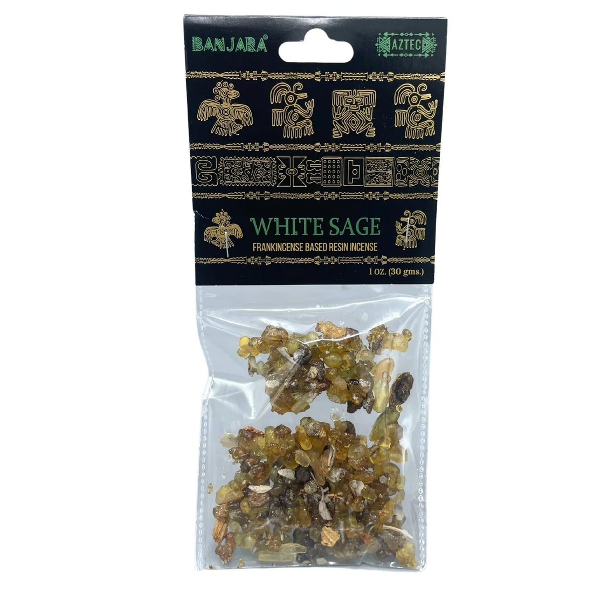 white Sage Frankincense Based Resin Incense