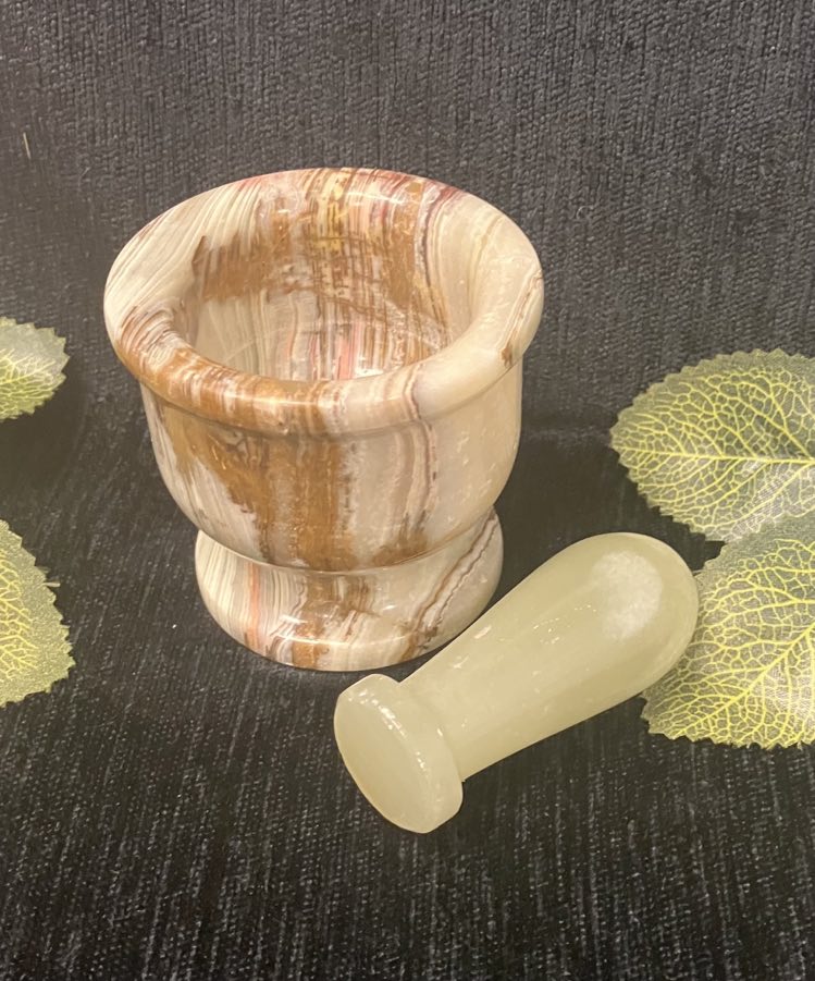 Mortar and Pestle - Green Onyx