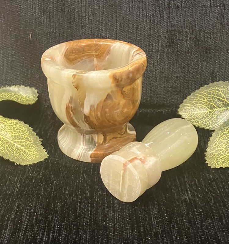 Mortar and Pestle - Green Onyx