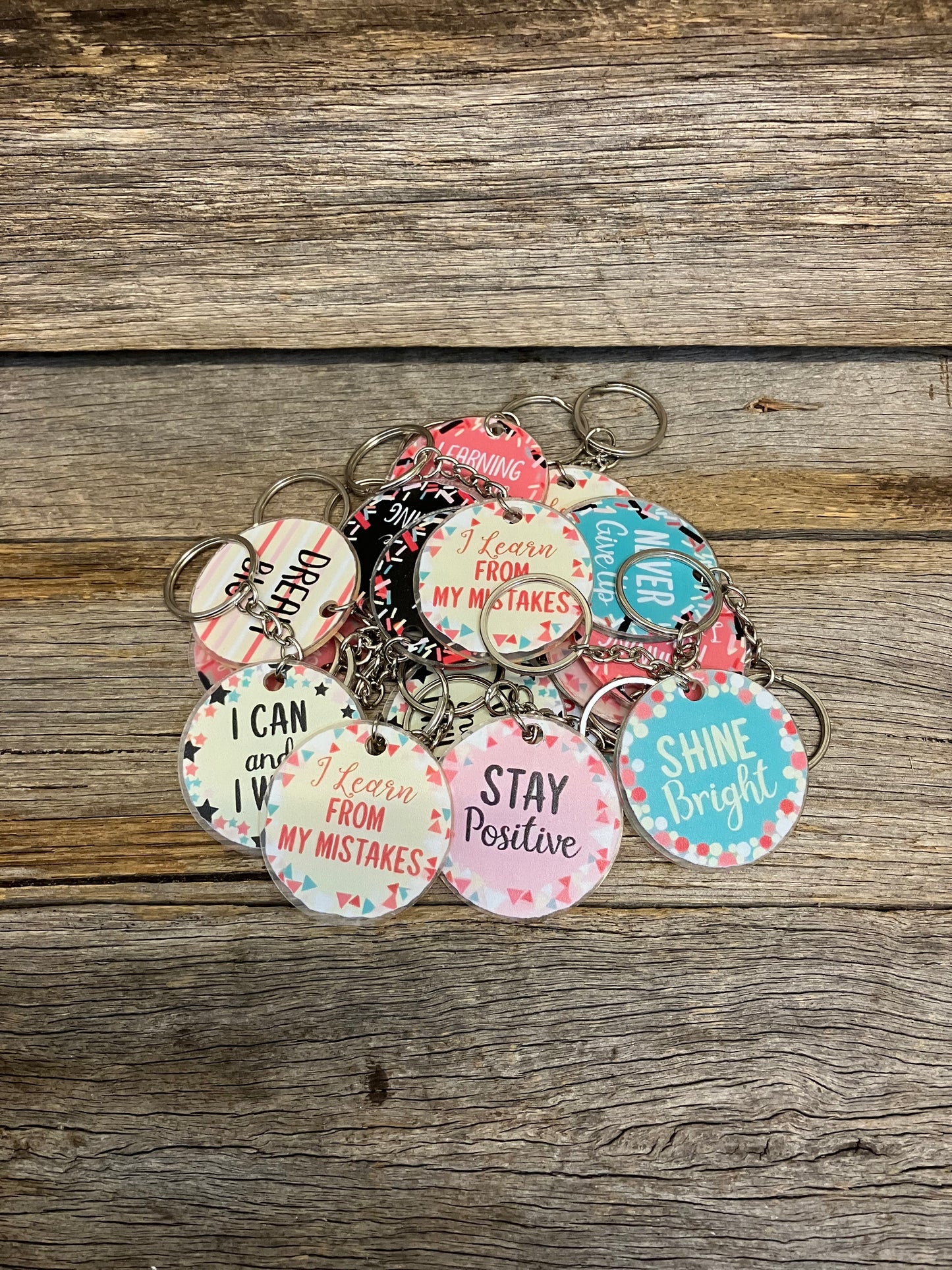 Affirmation Keyrings