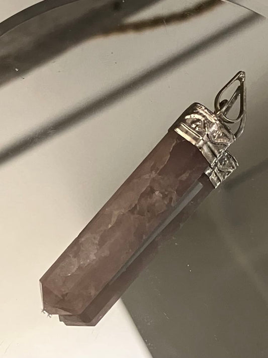 Crystal point pendants